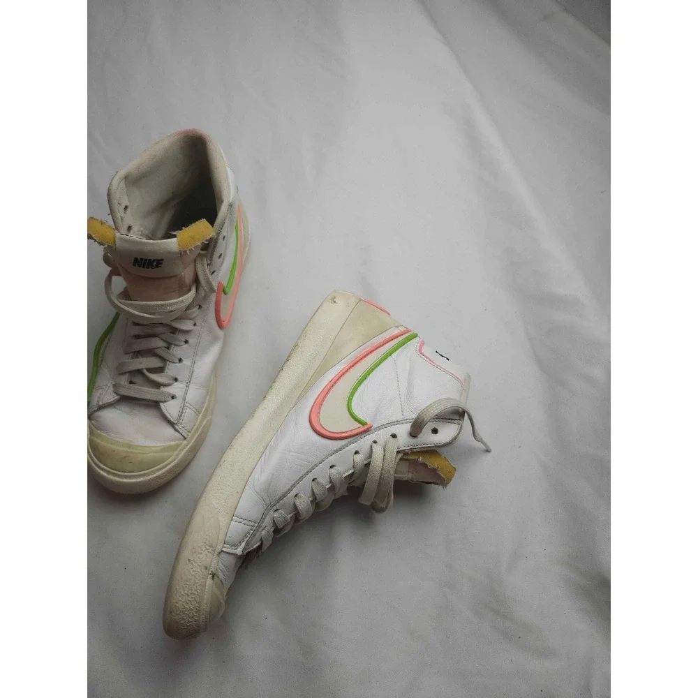 Nike Blazer Mid 77‎ D/MS/X White Neon Pink Lime Green DC1746-100 Mens 7